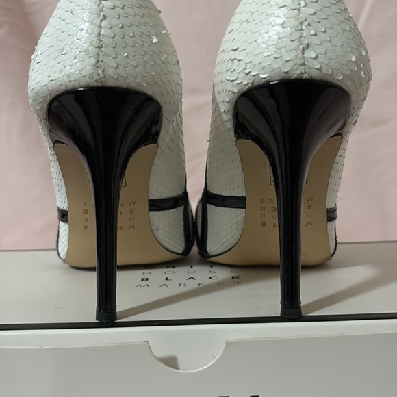 White House Black Market Two-Tone Heels - Picture 8 of 11